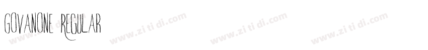 GovanOne Regular字体转换